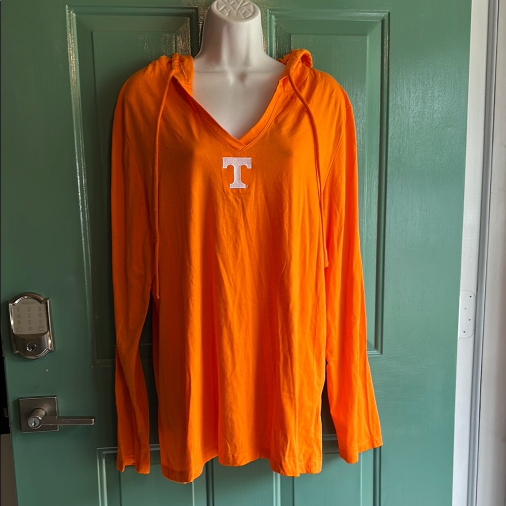 University of Tennessee Vibrant Orange Hoodie with White Power T - Go Vols!